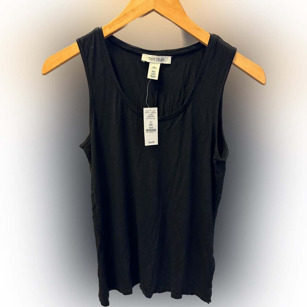 White House Black Market size XXS black foundation tank